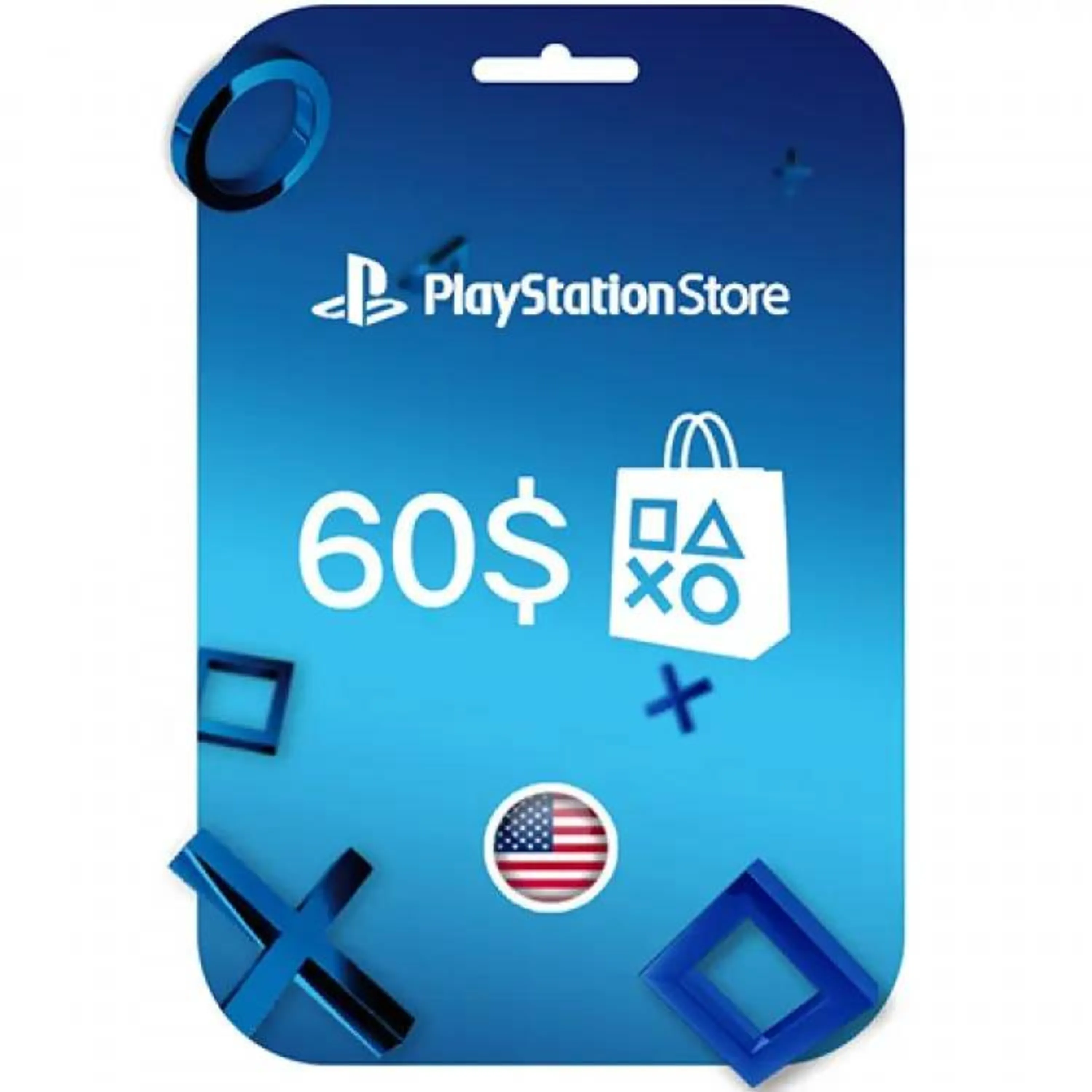 گیفت کارت PSN آمریکا 60 دلاری